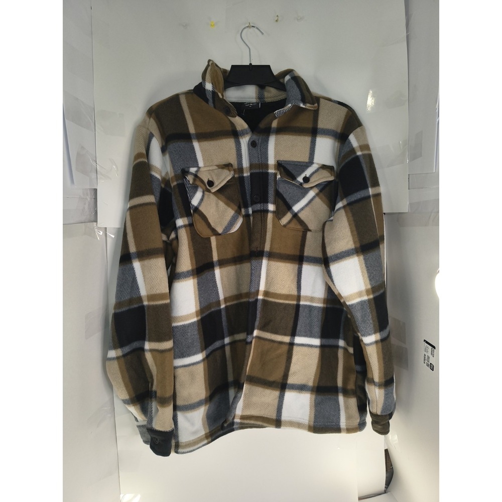 Vintage Faconnable Lined Wool Plaid Jacket Size L  Albert Goldberg Lined